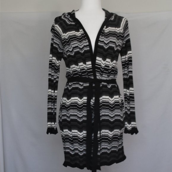 Style & Co. Sweaters - Black & white chevron knit sweater